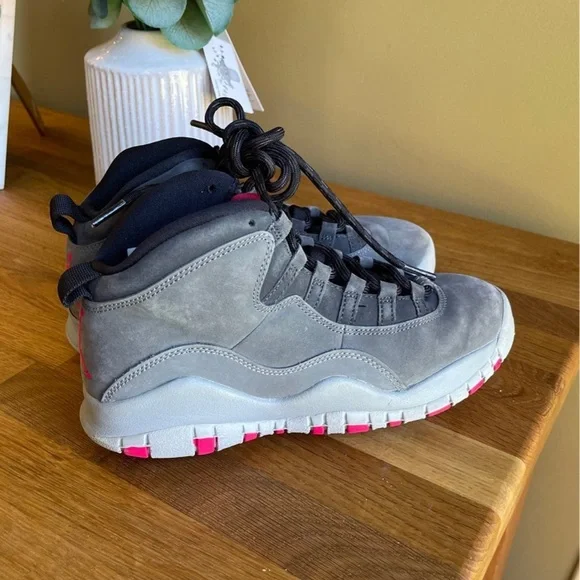 nike shoe air jordan 10 light smoke